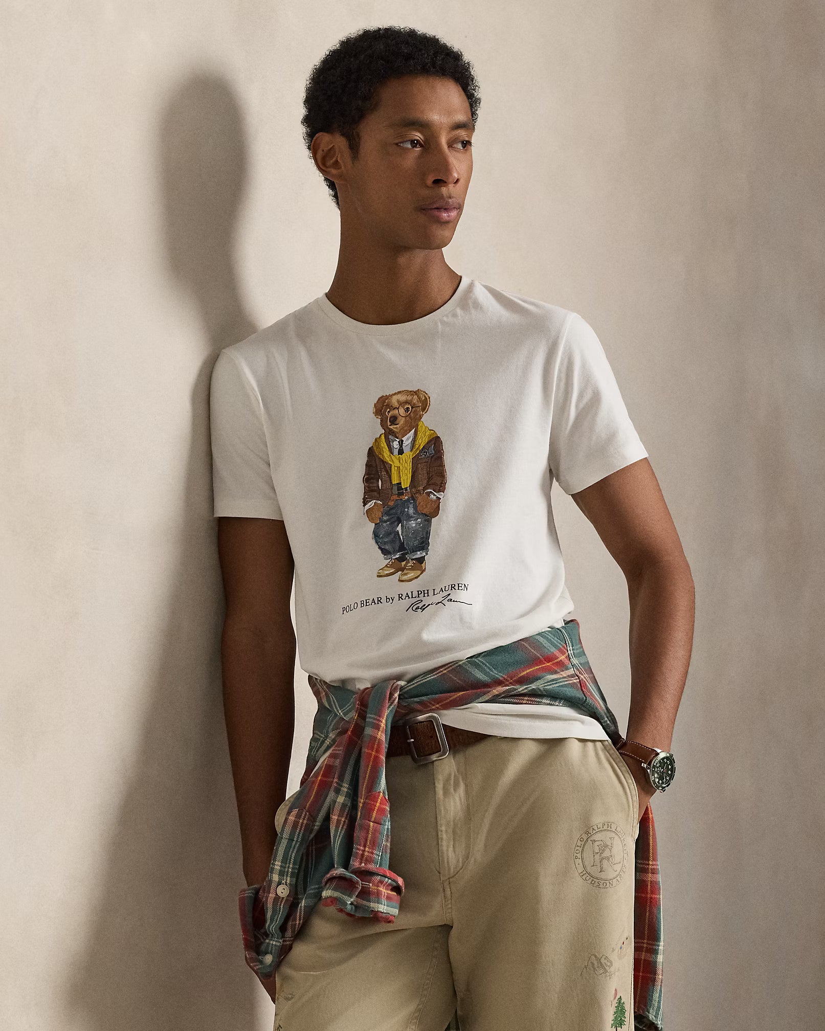 T-shirt Polo Bear en jersey Slim Fit