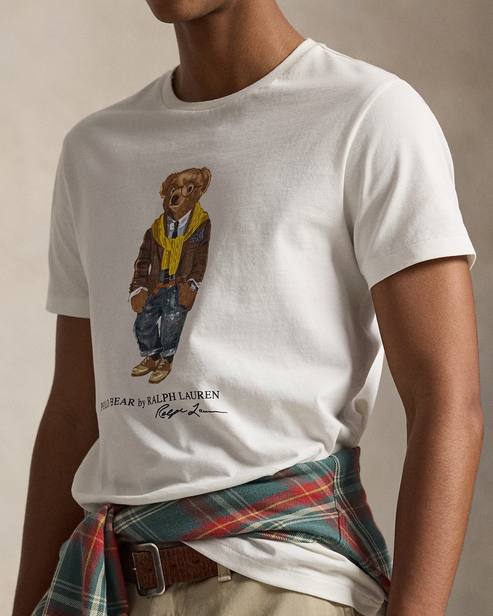 T-shirt Polo Bear en jersey Slim Fit