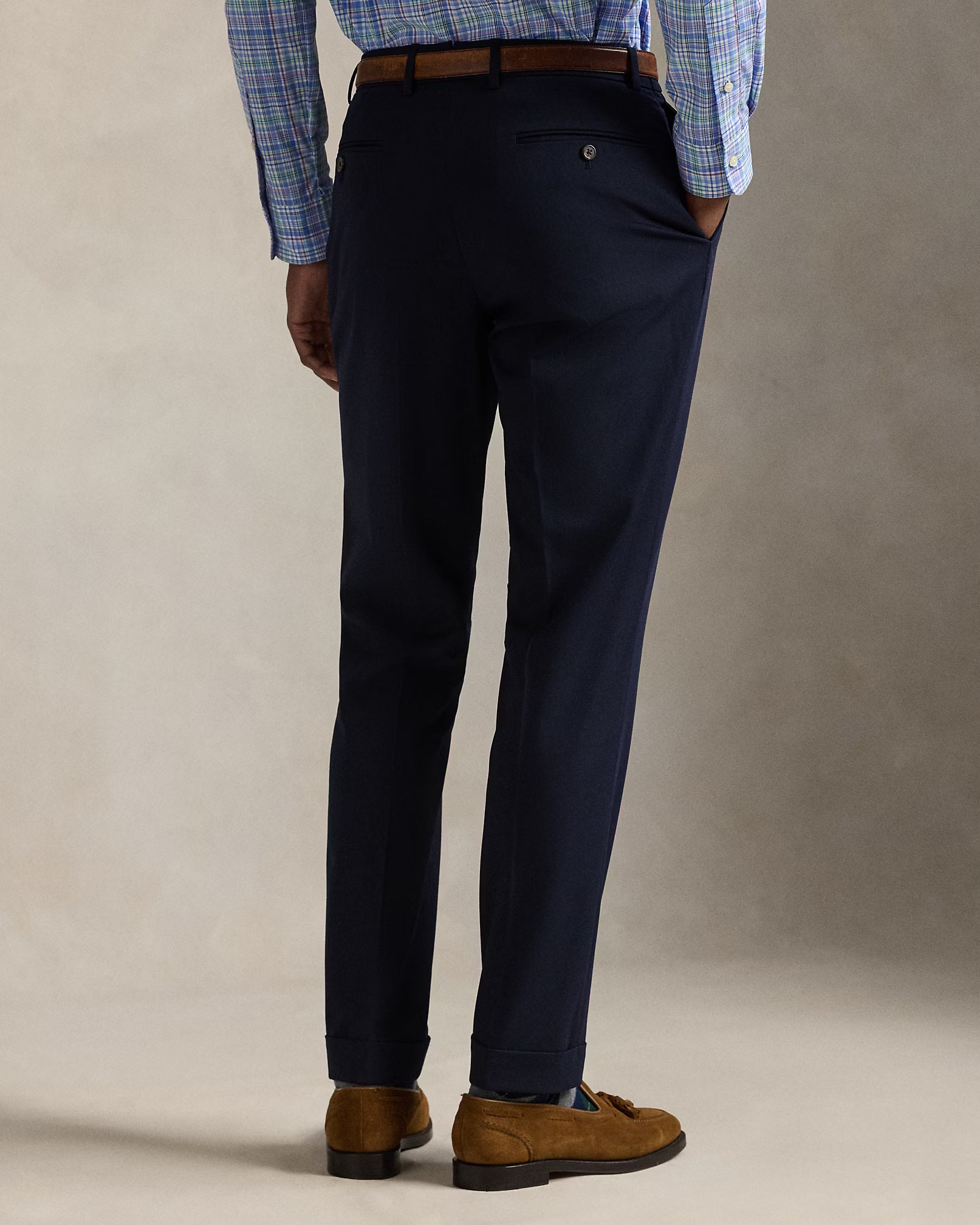 Pantalon de costume en sergé stretch