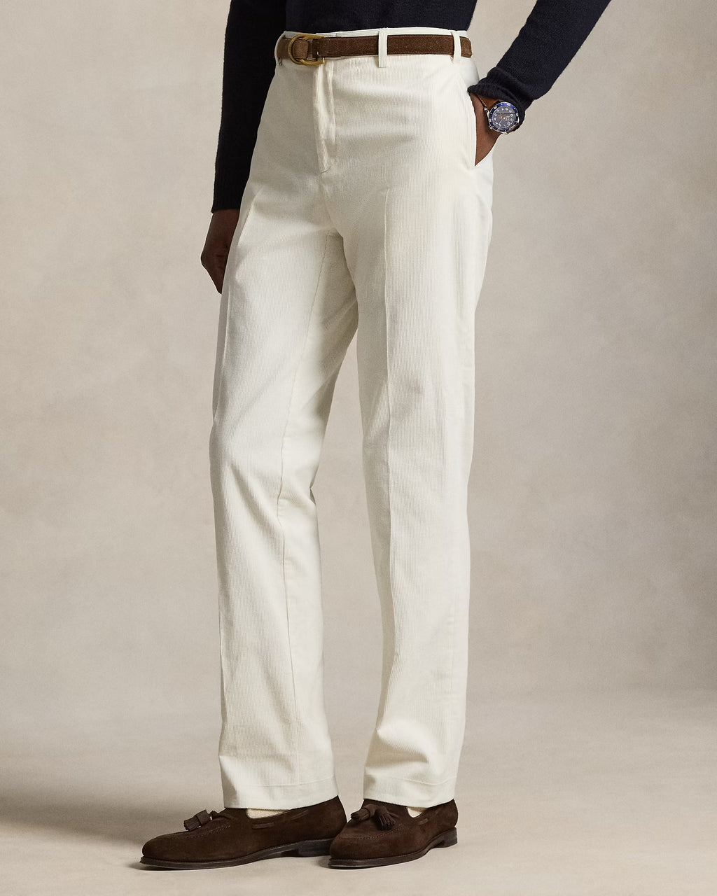 Pantalon en velours côtelé