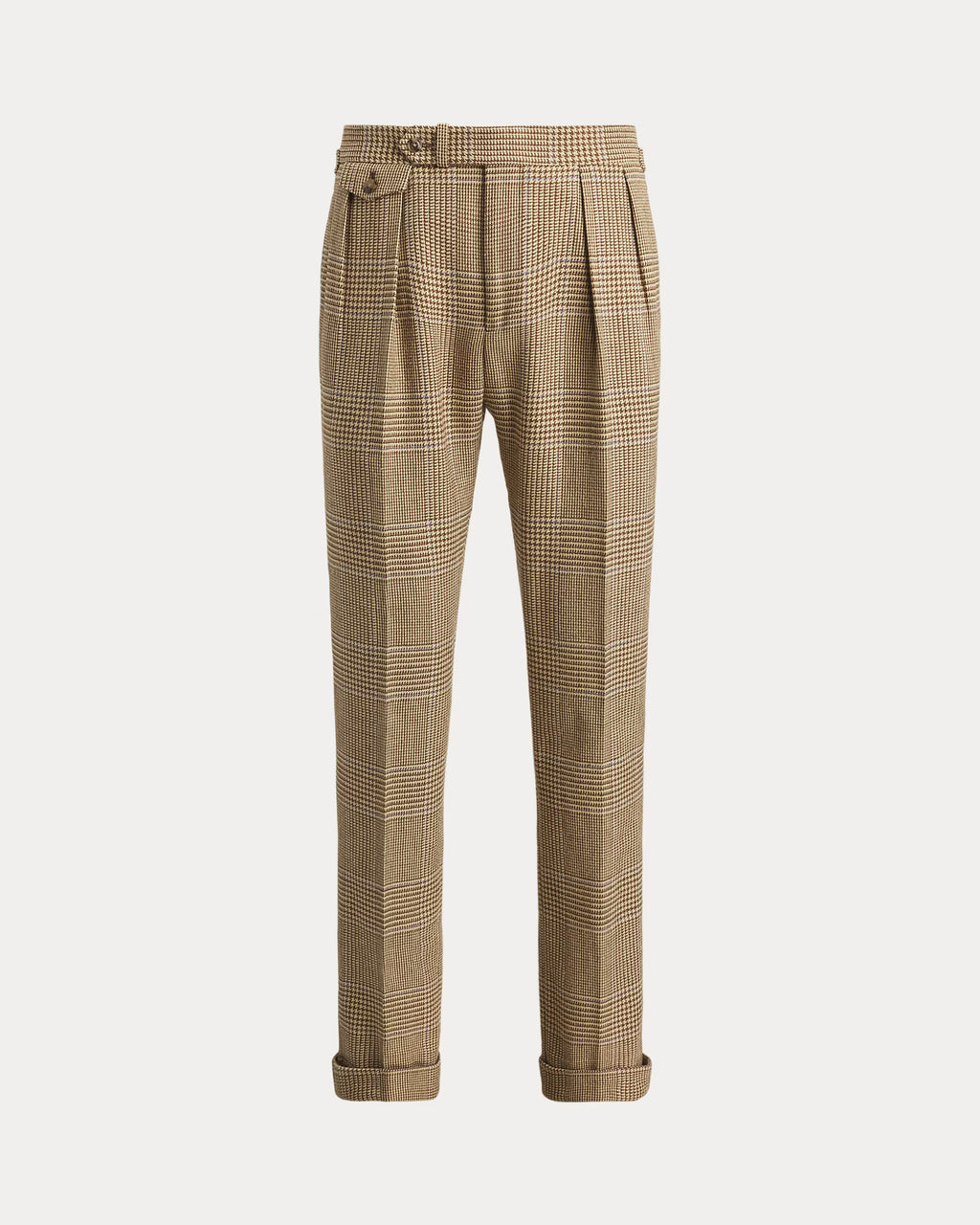 Pantalon prince-de-galles à pinces