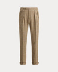 Pantalon prince-de-galles à pinces