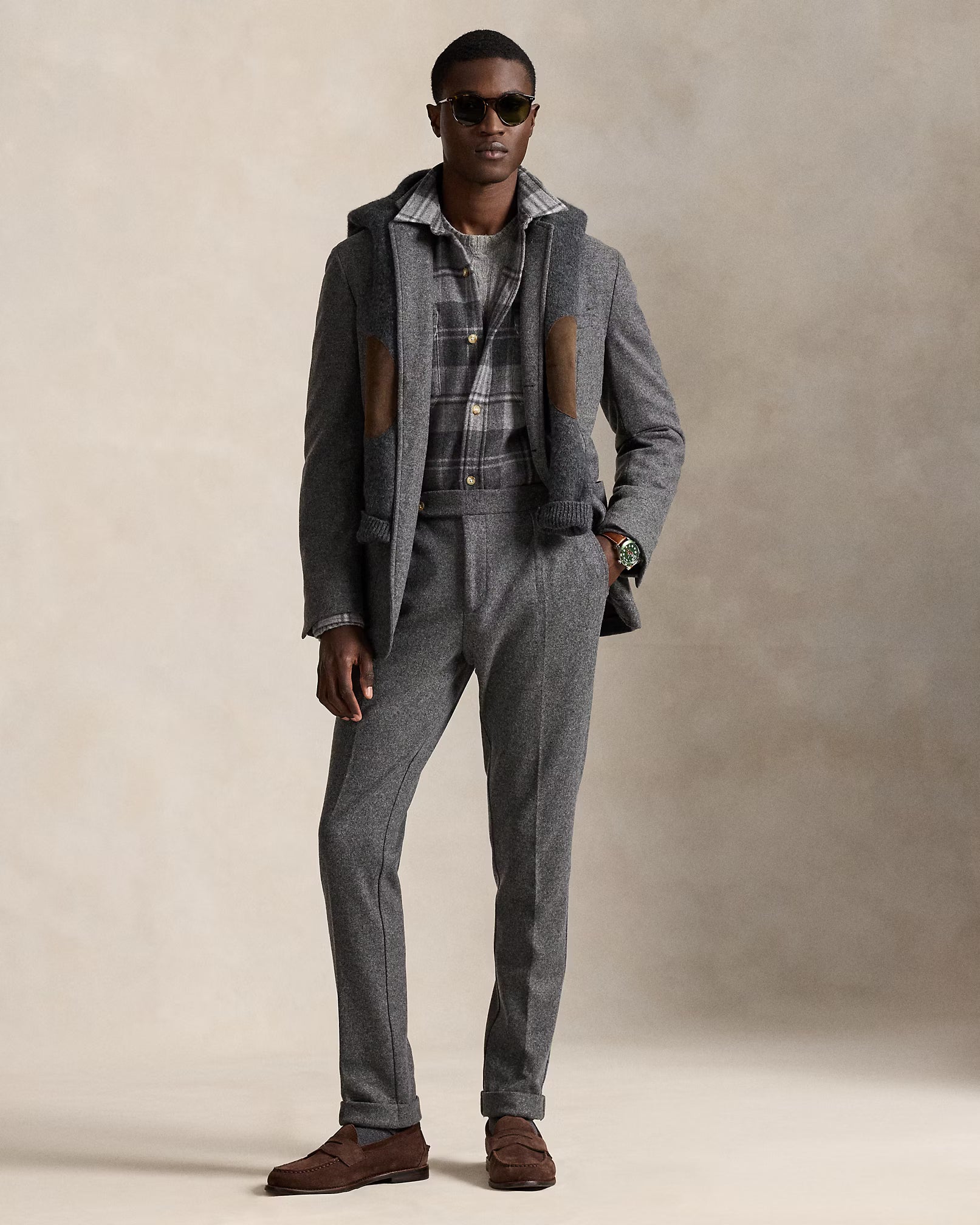 Veste Polo Soft Modern Fit en flanelle