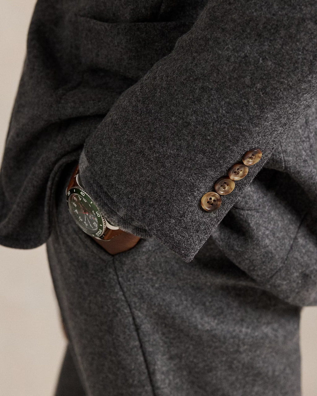 Veste Polo Soft Modern Fit en flanelle