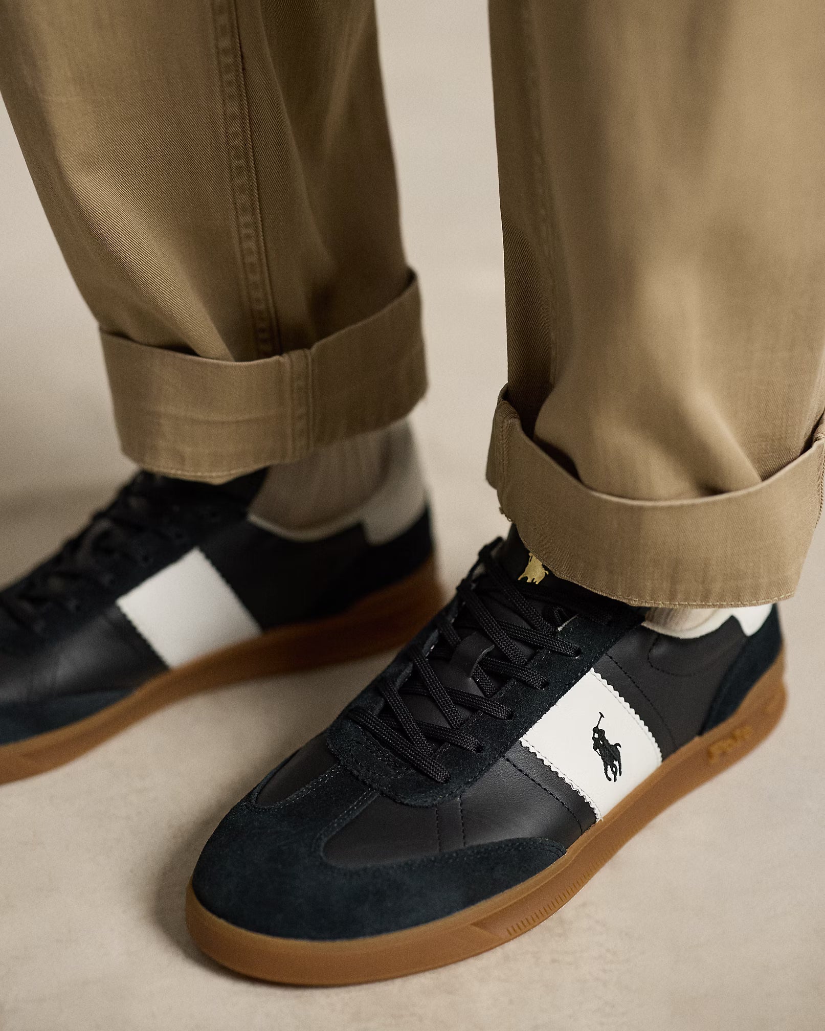 Baskets Heritage Aera en cuir et daim