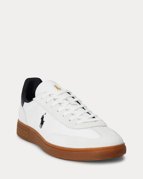 Baskets Bedford en cuir et daim