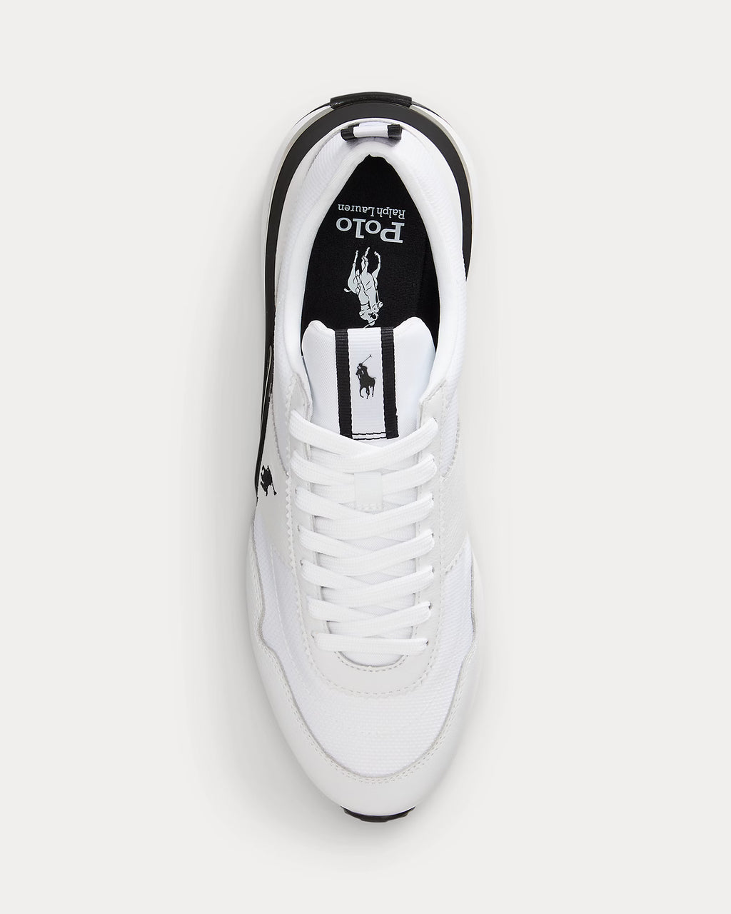 Baskets Train 89 en cuir et tissu Oxford