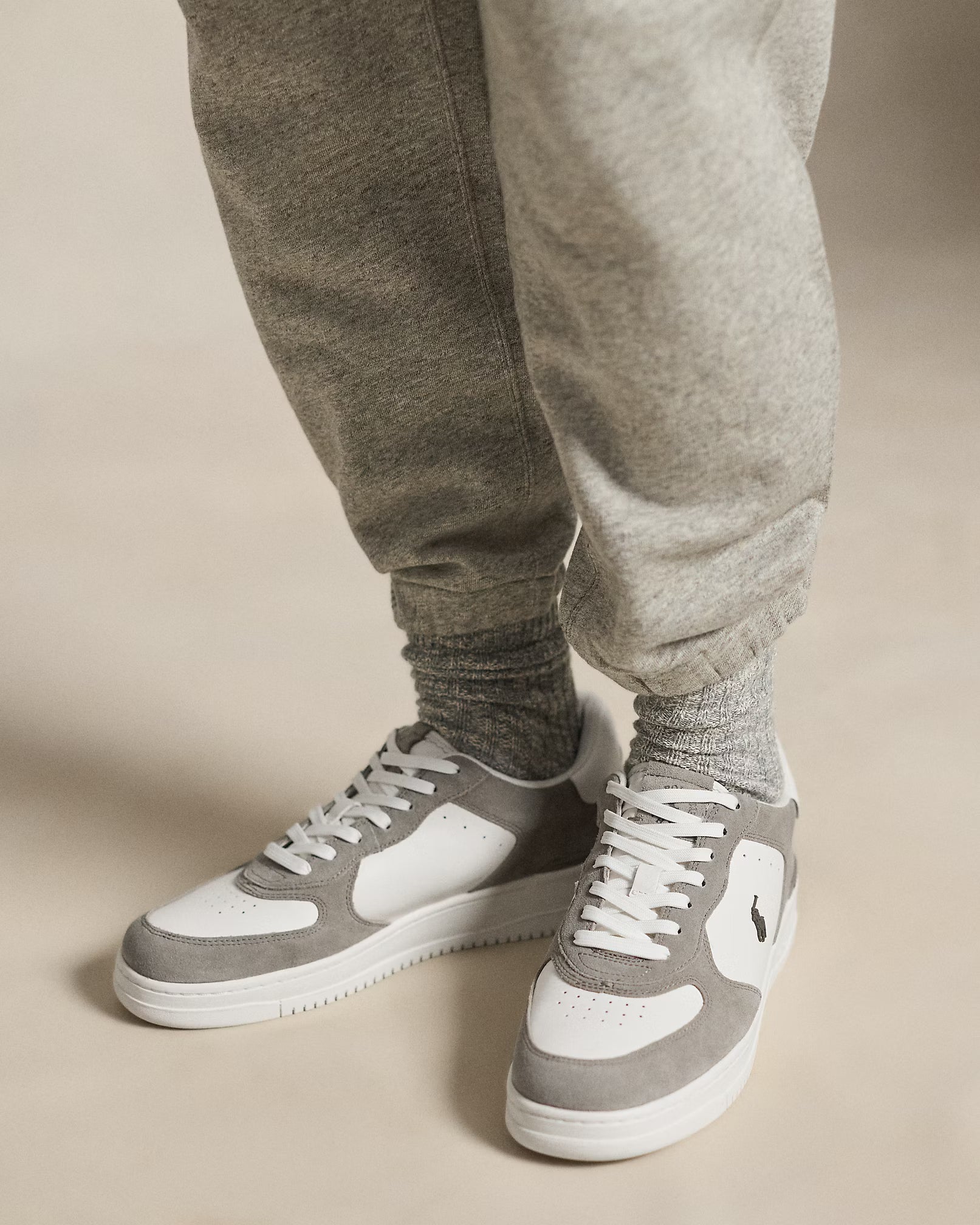 Baskets Masters Court en daim et cuir