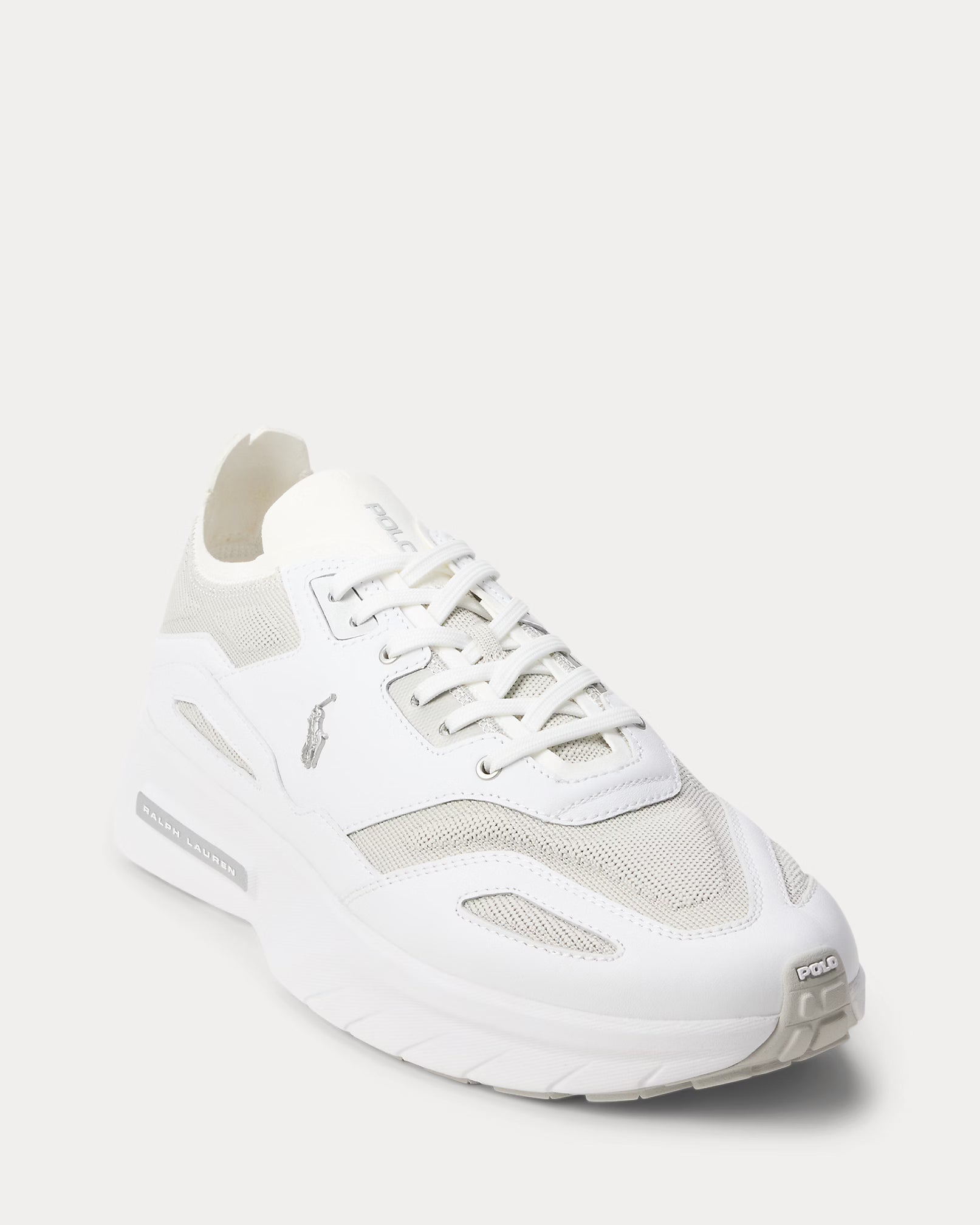 Baskets Boerum en maille à pans en cuir