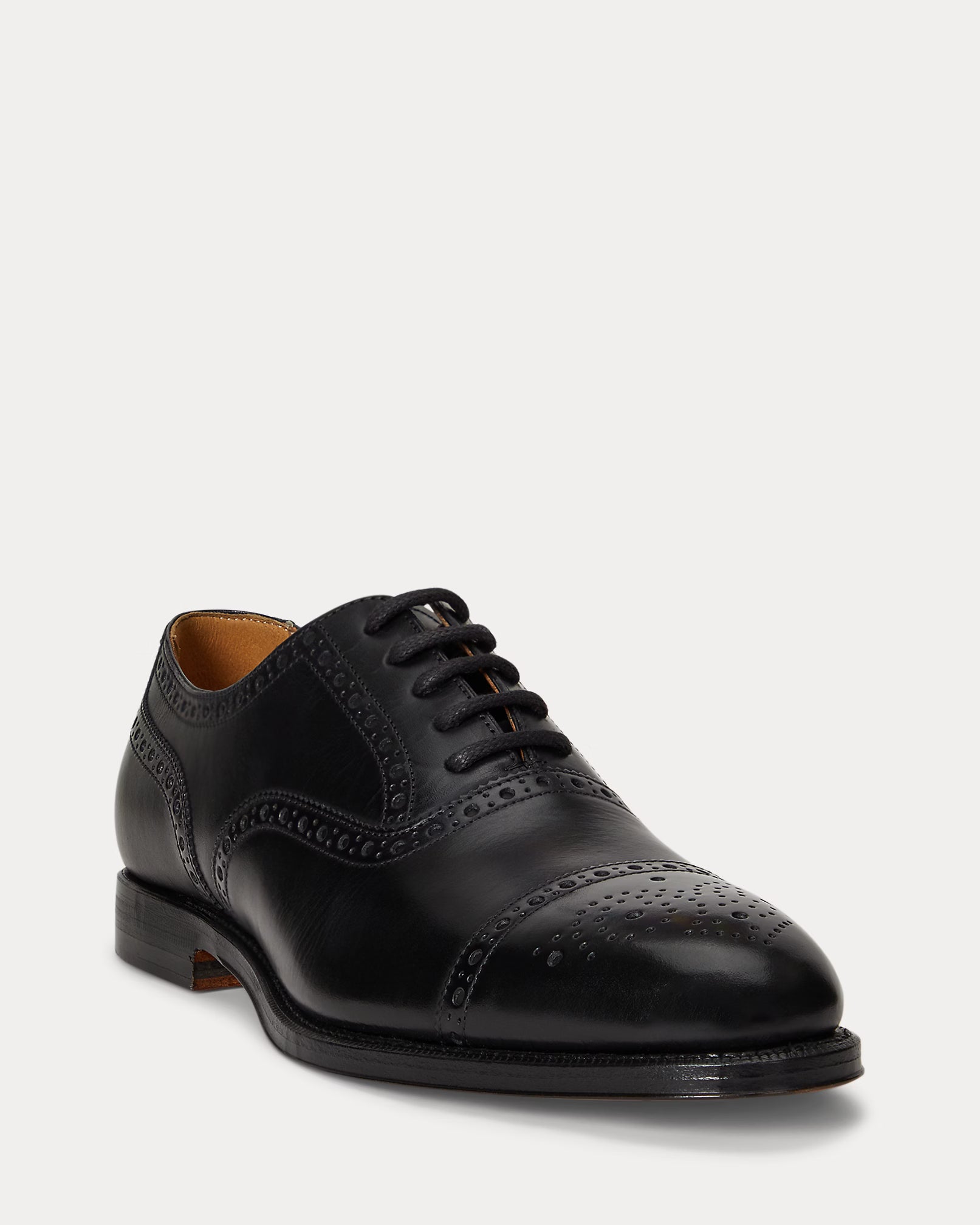 Chaussures Maestra à bout rapporté en vachette