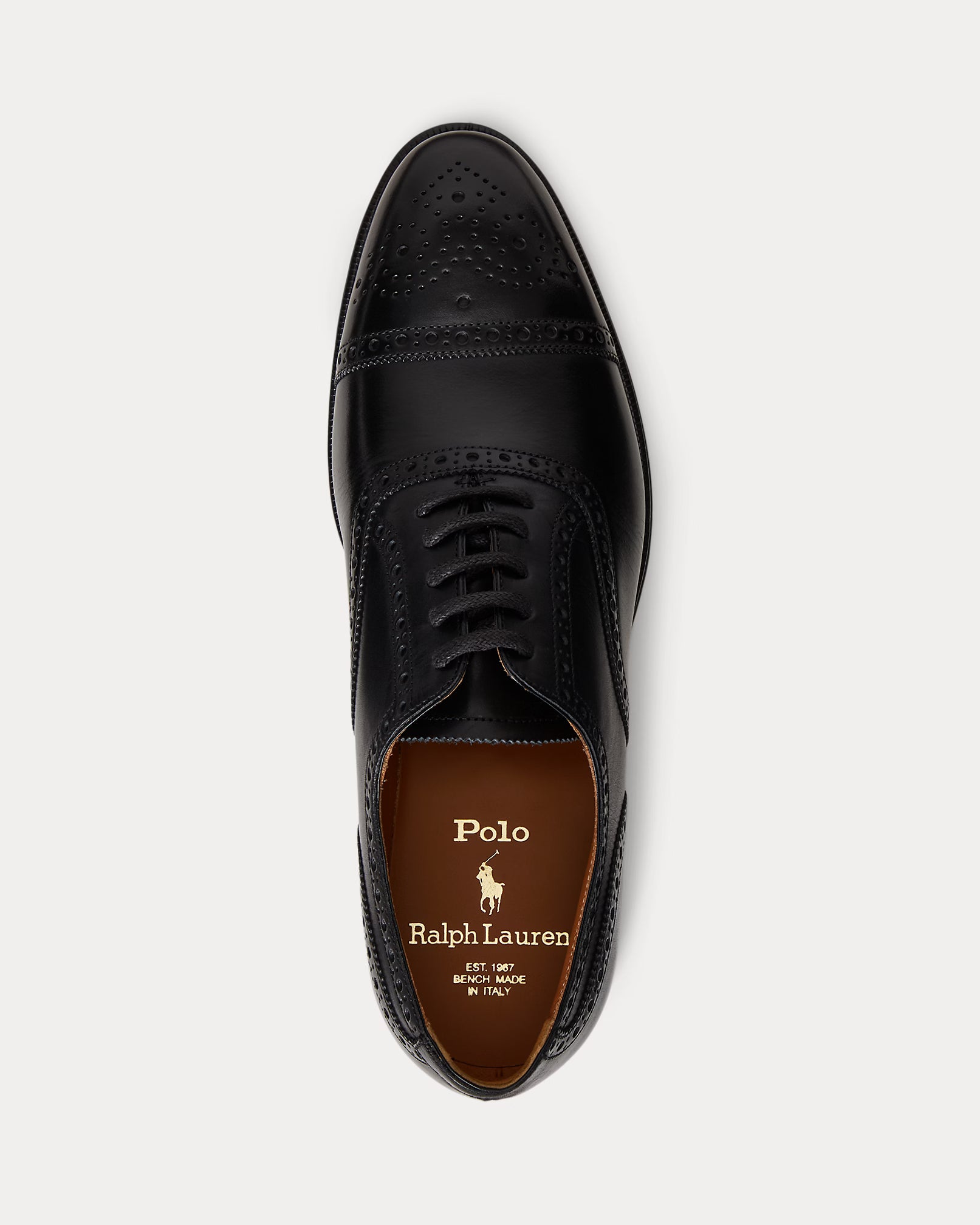 Chaussures Maestra à bout rapporté en vachette